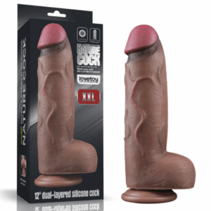 Censan 12 İnç Dual Layered Silicone Cock XXL