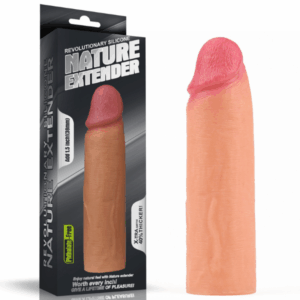 Censan Add 1.5 İnç Revolutionary Silicone Nature Extender Penis Kılıfı