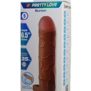 Censan Bunion Gerçek Hissiyatlı Uzatıcı Penis Kılıfı Brown