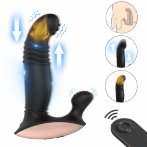 Censan S-Hande Eye of Horus Rct Şarjlı Kumandalı Perine ve Uyarıcı İleri Geri Hareketli 2 in 1 Vibratör
